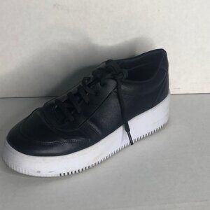 No Name Black Sneakers - Lace UP faux Leather shoes Size 8 1/2 CM 25